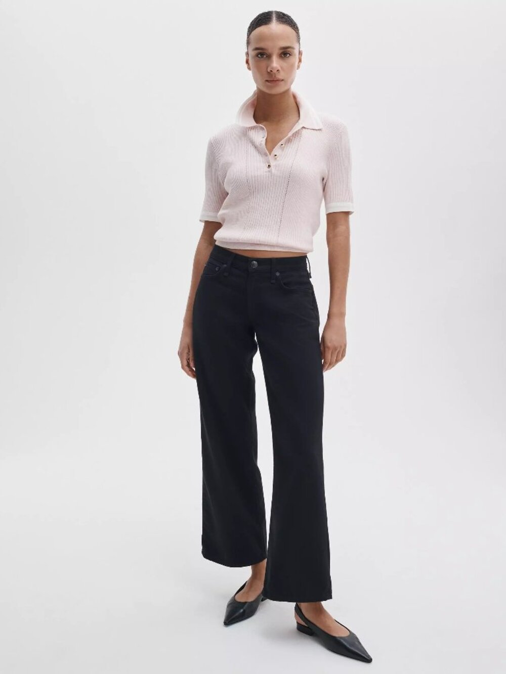 Rag & Bone Saige low-rise Relaxed Straight Jean